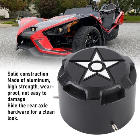 aqxreight Axle Nut Cover, Rear Wheel Axle Nut Cap Replacement for 2015 2024 S SL SLR LE Black Aluminum Durable Protection Lightweight Design Easy Install in Kuwait