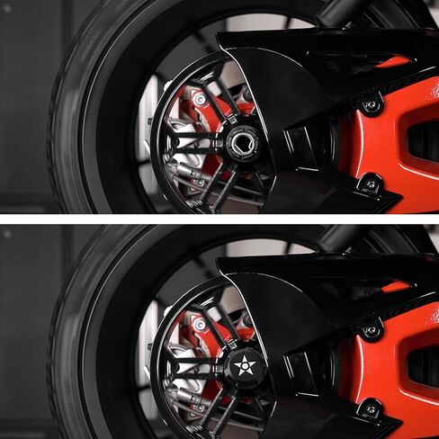 aqxreight Axle Nut Cover, Rear Wheel Axle Nut Cap Replacement for 2015 2024 S SL SLR LE Black Aluminum Durable Protection Lightweight Design Easy Install in Kuwait