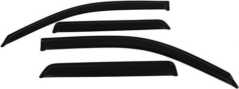 OCPTY Window Visors Tape-on Rain Guards Side Window Deflectors 2pcs for Front Doors and 2pcs for Rear Doors Fits for 2003 for Chevrolet Blazer in Kuwait