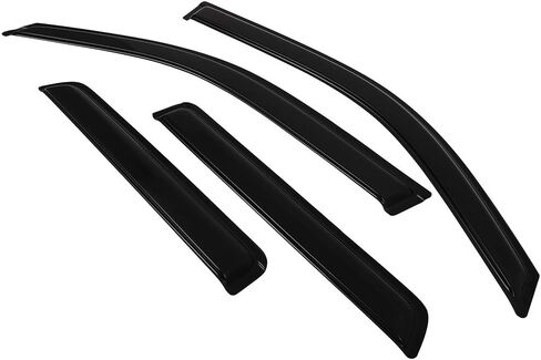 OCPTY Window Visors Tape-on Rain Guards Side Window Deflectors 2pcs for Front Doors and 2pcs for Rear Doors Fits for 2003 for Chevrolet Blazer in Kuwait