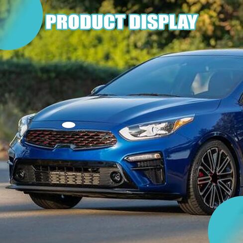 Upper Grille W/Red Trim & Radiator Support Cover Compatible with Kia Forte GT 2019 2020 2021 Bumper Grill & Radiator Sight Shield Cover 86370M7000 86350M7010 KI1224116 KI1200205 in Saudi Arabia