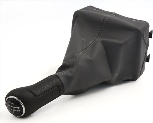 Black Gray 5 Speed Car Gear Transmission Shift Knob Lever Cover for VW Polo in Kuwait