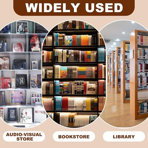 Chumia 6 Pcs Adjustable Book Stand for Display Bookcase Bookshelf Book Comics Display Holder Manga Stand Easel Collector for Library Bookstore Album Cd Magazine Postcard Artworks Home in Kuwait