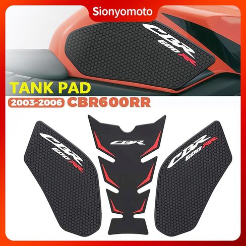 Fuel Gas Tank Pad Protector Stickers Decal Set Compatible with Motorcycle CBR 600RR 2003 to 2015 2016 2017 2018 2019 2020 CBR600RR CBR 600 RR 3pcs in Saudi Arabia