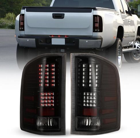Nixon Offroad Tail lights, LED Taillights for 2008-2013 Chevy Silverado 1500/2008-2014 Chevy Silverado 2500 3500/2007 Chevy Silverado 1500/2500/ 3500 New Body Tail Lamps, Passenger Driver Side in Kuwait