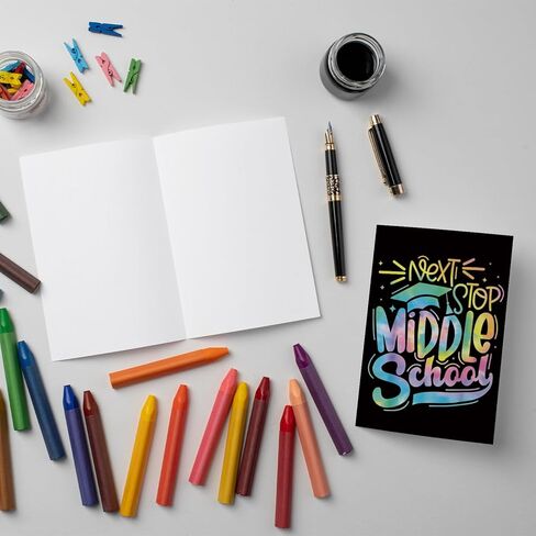 Goroar Funny Elementary School Graduation Card for Kids, Congratulations Card for 5th 6th Grade Graduate, Next Stop Is Middle School in Saudi Arabia