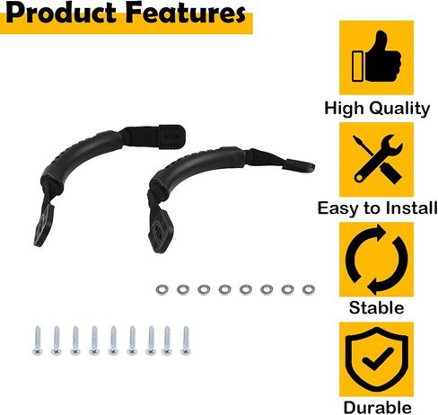 F1C-U1552-00-00 2Pcs Rear Grab Handle Grip Assembly Compatible with Yamaha Boats SX230, SX190, 212X, AR/SX 240, 242, Limited S 210/190/192 – Anti-Slip Kayak Handle Replacement in Saudi Arabia