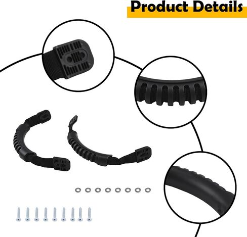 F1C-U1552-00-00 2Pcs Rear Grab Handle Grip Assembly Compatible with Yamaha Boats SX230, SX190, 212X, AR/SX 240, 242, Limited S 210/190/192 – Anti-Slip Kayak Handle Replacement in Saudi Arabia