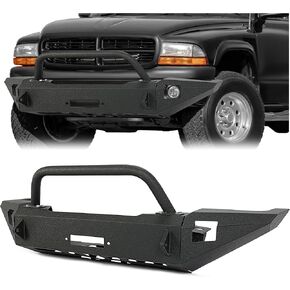 KUAFU Off-Road Steel Front Bumper Compatible with 1997-2004 Dodge Dakota 1998-2003 Dodge Durango w/Bull Bar (2 Packages Shipment) in Kuwait