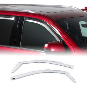 Putco Element Chrome Window Deflectors Fits Chevy Silverado/GMC Sierra/Chevy Suburban/GMC Yukon XL/Cadillac Escalade 1999-2007 - Set of 2 - in Channel Install in Saudi Arabia