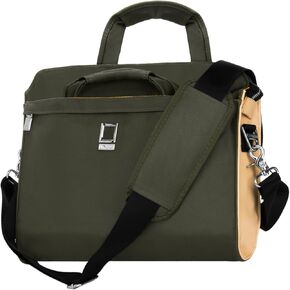 13 Inch Laptop Shoulder Bag Briefcase Handheld Messenger compatible with Inspiron 13 5300 Pavilion 13 Spectre x360 13 Yoga 7i 13 Chromebook Spin 514 iPad Pro 12.9 - Olive Green in Saudi Arabia