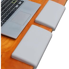 Desk Edge Cushion – Silicone L‑Shaped Edge Rest, 2‑Piece Set, Ergonomic Support for Palm, Wrist & Forearm, Fits L‑Shaped & Straight Desks (Black) in Kuwait