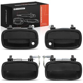 A-Premium Outside Exterior Door Handles Compatible with Kia Sportage 2000, Textured Black, 4-PC Set, Front & Rear Driver and Passenger Side in Kuwait