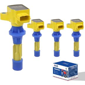 KLC Set of 4 Performance Ignition Coil Pack UF540 6M8G-12A366 L3G2-18-100 099700-0980 5C1740 Compatible with Mazda 3 6 CX-7 MX-5 2006-2015 2.0L 2.3L 2.5L L4 Engines in Saudi Arabia