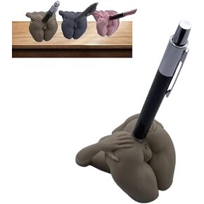 Anal Pen Holder | Sexy Ass Penholder,Pen Holder For Desk Unique3d Funny Gag Pencil Or Pen Holder Prank Pencil Holders Funny Gift For Friends And Coworke (A), TB001 in Kuwait