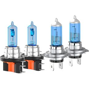 Upgraded Halogen Headlight Bulbs For Jaguar XE 2017 2018 2019, High and Low Beam Halogen Headlamp Lights, 300% Brightness, Plugn Play, 4-Pack in Kuwait