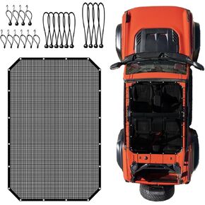 Sunshade for Bronco Accessories Bimini Sun Shade Top, Mesh Sunshade for Bronco 4-Door Blocks UV, Bikini Top Cover for Bronco 2021 2022 2023 2024 2025 2026 in Saudi Arabia