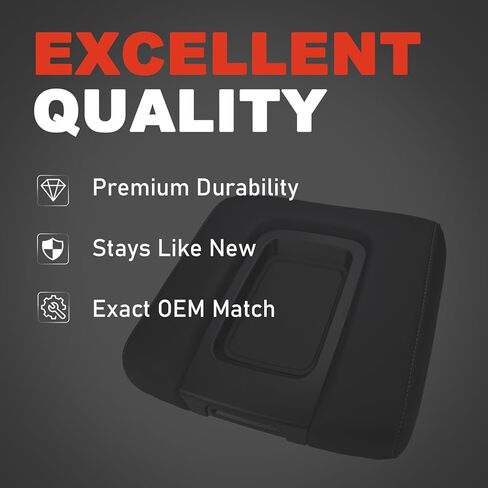 Center Console Lid Compatible with Chevy Chevrolet Silverado 1500 2500HD 3500HD Suburban Tahoe 2014-2020 GMC Sierra 2500 HD 3500 HD Yukon Armrest Arm Rest Cadillac Escalade Replacement 22881398 Black in Kuwait