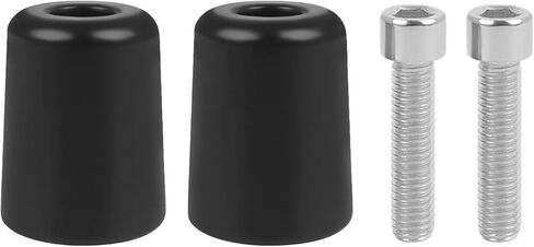 Motorcycle Handle Bar End Grips Plug Weights Hand Grips Plug Caps Replacement for Kawasaki ER6N NINJA650 Ninja 650 2009-2016 ZX14R 2010-2022 KLR650 2010-2018 Vulcan S 650 2016-2024 in Kuwait