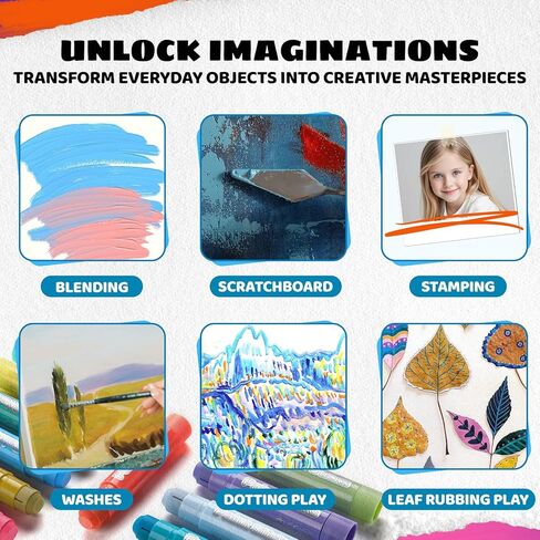 12 Pastel Colors Tempera Paint Sticks - Washable & Quick-Drying Art Supplies for Kids, Non-Toxic Mess-Free Crafting on Paper, Wood & Glass in Saudi Arabia