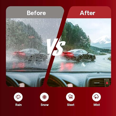 BERG REGEN® 24 بوصة + 21 بوصة استبدال شفرات ممسحة الزجاج الأمامي من السيليكون لسيارة Chevy شيفروليه ترافيرس 17-09/ أكاديا 16-07/ بويك إنكليف 17-12 لوسيرن 11-06 بونتياك G6 07-05 شفرات ممسحة قرصة (مجموعة من 2) in Kuwait