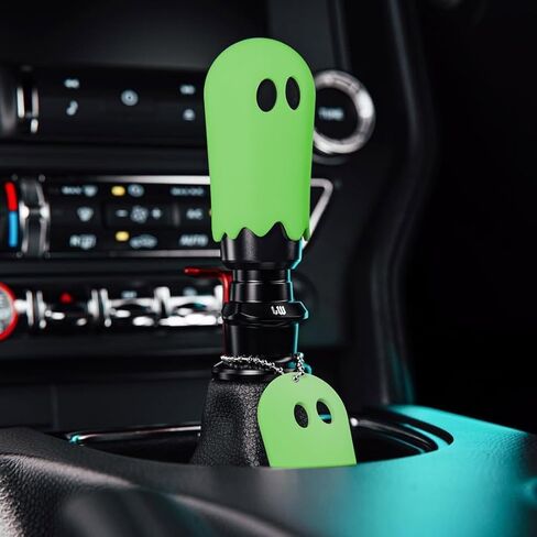 Glow Ghost Shift Knob - Universal Gear Knob w/ 3 Adapters (M8x1.25/M10x1.5/M12x1.25) & Night Glow Design in Kuwait