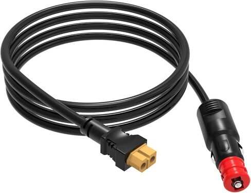 كابل شحن ولاعة سجائر للسيارة 12 فولت XT60 لـ Anker 757 767، سلسلة نهر دلتا Ecoflow، شاحن محطات توليد الطاقة الشمسية Bluetti EB55 in Kuwait