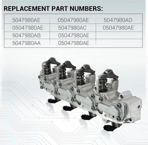 5047980AC 5047980AE مجموعة صمامات متعددة المحرك المتغير متوافقة مع جيب شيروكي 2014-2022، دودج دارت 2014-2016، رام بروماستر سيتي 2015-2022، فيات 500X 2014-2018 2.4L L4 in Kuwait