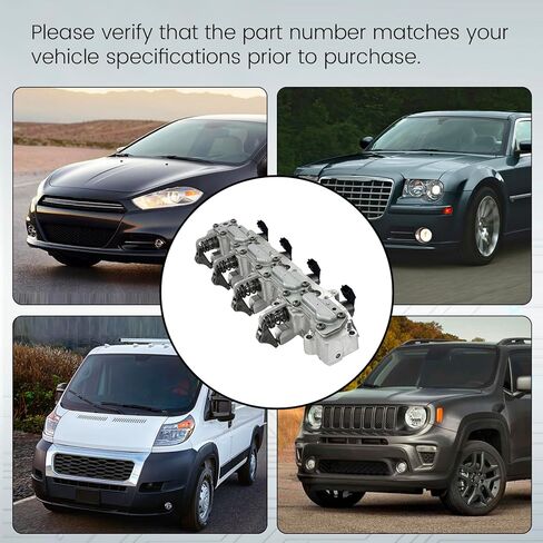 5047980AC 5047980AE مجموعة صمامات متعددة المحرك المتغير متوافقة مع جيب شيروكي 2014-2022، دودج دارت 2014-2016، رام بروماستر سيتي 2015-2022، فيات 500X 2014-2018 2.4L L4 in Kuwait