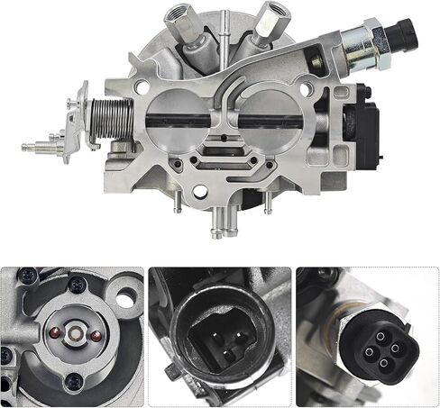17093045 تجميع جسم الخانق يناسب سيارة جي إم سي تشيفي C1500 C2500 K1500 K2500 4.3L V6 1993 1994 1995 5235203 in Kuwait