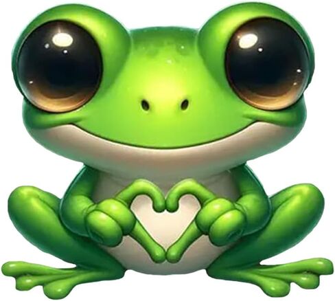 Frog Car Stickers 2-Pack Waterproof Removable Vinyl Stickers for Laptop Vehicle Windows Bumper Outdoor Gear B028 in Saudi Arabia