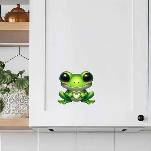 Frog Car Stickers 2-Pack Waterproof Removable Vinyl Stickers for Laptop Vehicle Windows Bumper Outdoor Gear B028 in Saudi Arabia