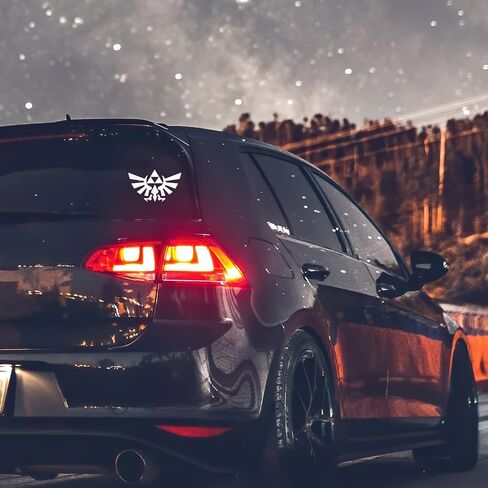 Triforce Wings Sticker Decal Notebook Car Laptop 6" x 3.75" (White) in Kuwait