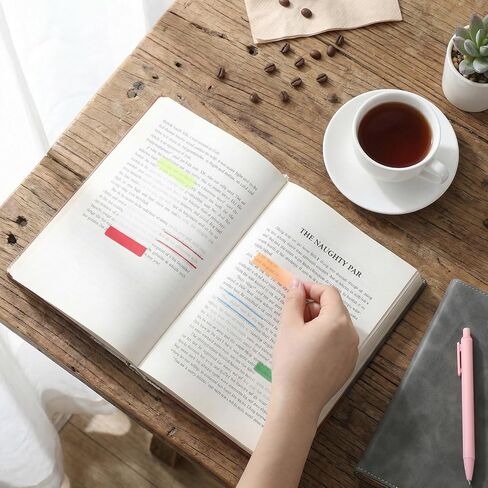 500 قطعة من علامات تبويب الفهرس اللاصقة، علامات تبويب فهرس الملفات، علامات صفحة ملونة قابلة لإعادة تعيين وضعها، أعلام علامات تبويب ملفات قابلة للكتابة وتغيير وضعها، أعلام شريط لاصقة ذاتية للكتب والمجلدات والدفتر (متعدد الألوان، 11) in Kuwait