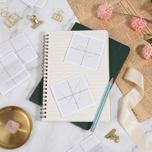 16 Pads Graph Paper Sticky Notes, 400 Sheet Self-Adhesive Grid Sticky Notes, 3x3 Inch, 20 X 20 Four Quadrant Graphing Paper for Office School Math Supplies in Kuwait