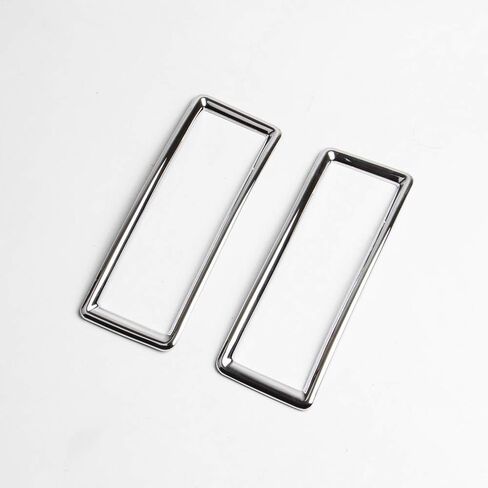 Chrome Dashboard Side A/C Vent Frame Cover Trim fit 2009-2018 Dodge RAM 1500 2500 3500 Accessories in Saudi Arabia