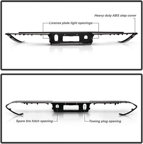 ACANII - For 2014-2018 Chevy Silverado/GMC Sierra 1500 Rear Bumper Face Bar Top Center Step Pad w/o Corner GM1191143 in Kuwait