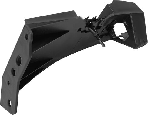 KUAFU Front Bumper Bracket Compatible with 2005-2009 Ford Mustang Bullitt Shelby GT GT500 GT501KR (submodel: Base, GT) Replacement for FO1026110 5R3Z17C861AB Left Plastic(PP) Sandblasting Black in Kuwait