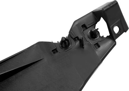 KUAFU Front Bumper Bracket Compatible with 2005-2009 Ford Mustang Bullitt Shelby GT GT500 GT501KR (submodel: Base, GT) Replacement for FO1026110 5R3Z17C861AB Left Plastic(PP) Sandblasting Black in Kuwait