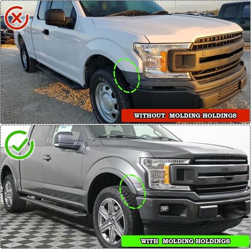 Black Primer Front Bumper Grille Upper Molding Trim Fit for 2018 2019 2020 Ford F150 F-150 New Front Bumper Cover Upper Molding Trim W/Molding Hole FO1014127 in Kuwait