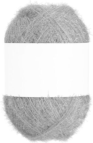 PATIKIL 218 Yard Scrubbie Yarn, Sparkle Yarn Polyester Scrubbie Sparkle Glass for Dishcloths Crocheting Knitting DIY Crafts Blanket Rug Sweater Scarf Hat, Apple Green in Kuwait