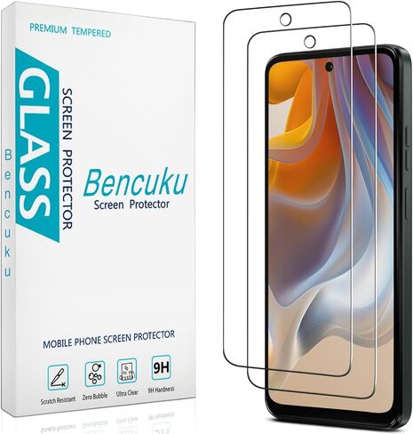 (2 Pack) Designed for Motorola Moto G 5G (2024) Tempered Glass Screen Protector, Anti Scratch, Bubble Free in Kuwait