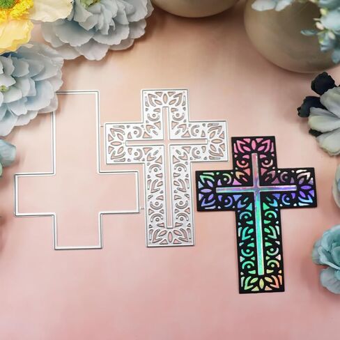 Cross Die Cuts for Card Making Religion Metal Cutting Dies for DIY Paper Scrapbooking Embossing Crafts in Kuwait