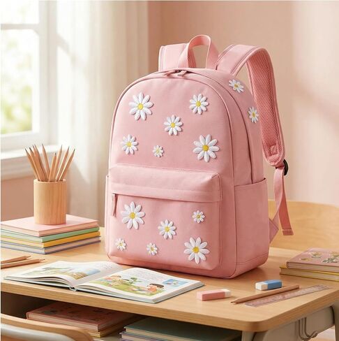 16 Pcs Iron on Patches for Clothes Ideal for Clothes,Jeans,Hats,Backpack,4 Sizes Cute Daisy Flower Applique Patch White,Sew On Embroidered Applique Sewing Patches for Bags in Saudi Arabia