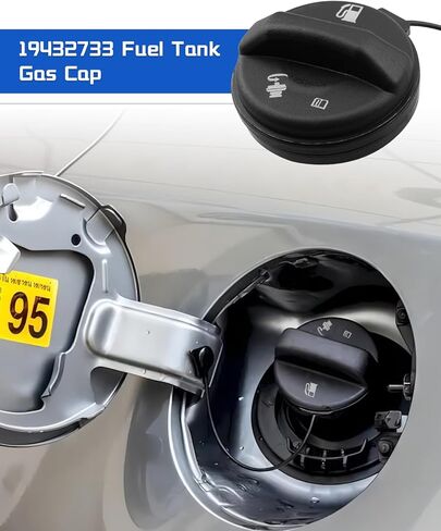 Gas Cap Fuel Cap Fit for Buick Allure Century Rainier Regal, Cadillac CTS SRX STS XLR, Gmc Envoy Canyon and more,Replace 19432733 in Kuwait