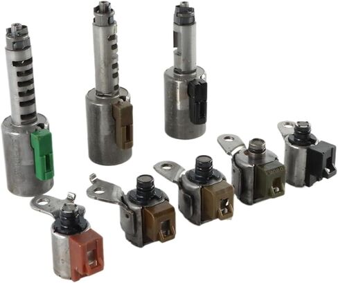 8pcs Transmission Solenoids Set Compatible With AW55-50SN AW55-51SN AF33-5 AW235 RE5F22A in Saudi Arabia