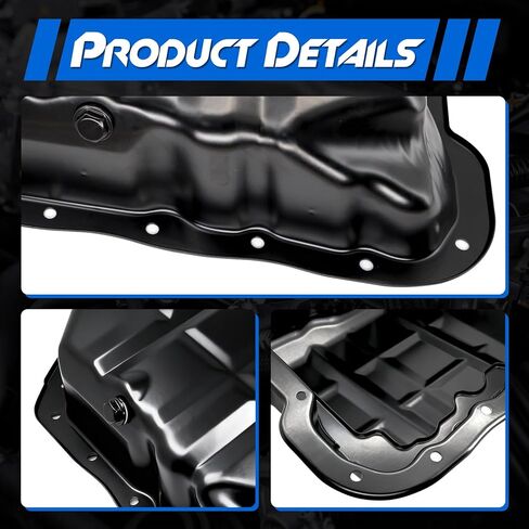 Engine Oil Pan with Drain Plug, Compatible with 2010-2020 Hyundai Santa Fe, 2013-2018 Santa Fe Sport, 2006-2019 Sonata, 2010-2020 Tucson, 2007-2020 Optima, 2011-2020 Sportage, 2.0L 2.4L in Saudi Arabia