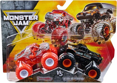 Monster Jam Official 1:64 Scale Diecast Truck 2-Pack Series 35 ThunderROARus vs Terminal Velocity in Kuwait