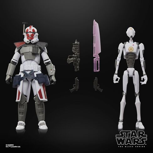 STAR WARS The Black Series ARC Trooper (Infiltrator) & Commando Droid (Training), Battlefront II Premium Collectible 6 Inch Action Figures (Amazon Exclusive) in Kuwait