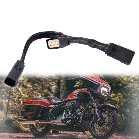 Disconnect The Travel Bag Harness 67801128 67801129 Replacement for 2023 2024 Harley Davidson Road Glider Street Glider/Saint 12 pin to 6-pin Travel Bag LED Light Harness Adapter in Saudi Arabia